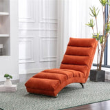 COOLMORE Linen Massage Chaise Lounge Indoor with Remote Control,Ergonomic Electric Massage Long W39539622