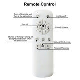 52 Inch Indoor Ceiling Fan With 3 Color Dimmable 5 ABS Blades Remote Control Reversible DC Motor W934P187537