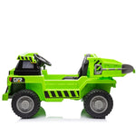 ZUN Ride on Dump Truck, 12V Ride on Car with Parents Control, Electric Dump Bed and Extra Shovel,Phone W1396P147017