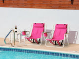 Folding Beach Chair Set of 2 for Adults, 4 Position Portable Backpack Foldable 56591566