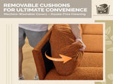 U-Shaped Convertible Sectional Sofa with 2 Chaise Lounges, 4-Seater Modular Couch with Removable & 78335151