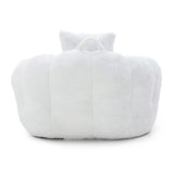 Giant Bean Bag Chair withFootstool, Oversized Bean Bag for Adults and Kids, Faux Fur Shell-Shaped 57728667
