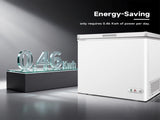 ORIKOOL Chest Freezer 5.0 Cu.ft Solid Top Commercial Deep Chest Freezers with Lockable Stay-Open Lid W2095P372720