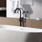 Freestanding Bathtub Faucet with Hand Shower W1533125099