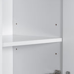 ZUN Tall Bathroom Storage Cabinet, Cabinet with Two Doors and Drawers, Adjustable Shelf, MDF Board, N725P206123K