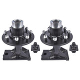 8 x 6.5 Lug Superior Shipping Container Wheels, Bolt-on Spindle Kit Upgraded 71668928
