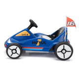 ZUN 12V Kids Ride On Go Kart, Electric 4-Wheeler Car with Remote Control, Cushioned Seat, LED Lights, W2181P201028