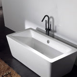 Freestanding Bathtub Faucet with Hand Shower W1533124987