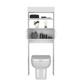 Madrid Over The Toilet Cabinet, Double Door, Two Shelves White B200P286971