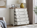 Modern 5 Drawers Dresser 5 Drawers Cabinet,Chest of Drawers Closet Organizers and Clothes W2275P233488