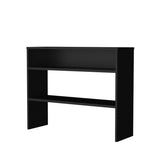 Vail Console table in Melamine with Open Storage, Black B128P237149