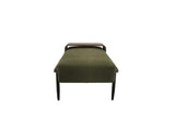 1 PCS Cocktail Ottoman with slide tray Green B035P319672