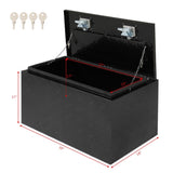 30 "Aluminum Five Pattern Toolbox Double Lock Black 25060556