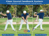 Portable Fiberglass Golf Swing Stick, Improve Grip & Shot Accuracy Golf Warm-Up Tool for Beginners & 30535243