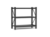 3-Tier Industrial Shelving Rack - 47in, Heavy Duty Steel Shelving Unit Adjustable, 51.2" W*23.6" 28824879