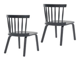 Windsor Dining Chairs Set of 2,Wood Farmhouse Spindle Back, Widen Seat, Mid-Century Modern French 68275804