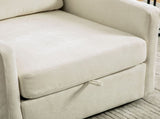 29.5''W Upholstered 360&deg Swivel Armchair with Hidden Storage, Comfy Diamond-Shape Tufted Armrests W3118P419157