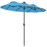 Outdoor beach umbrella/Double-Sided Market Umbrella 21399626