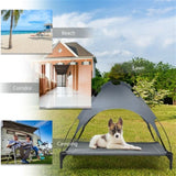 41.5" x 34.5" Dog Cot with UV Protection Canopy Shade 53468401