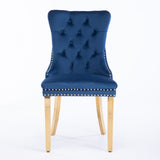 A&A Furniture,Nikki Collection Modern, High-end Tufted Solid Wood Contemporary Velvet Upholstered W1143P151485