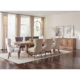 Beige and Rustic Smoke Tufted Dining Chair B062P153710
