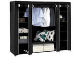 69" Portable Clothes Closet Wardrobe Storage Organizer with Non-Woven Fabric Quick and Easy to 39176847