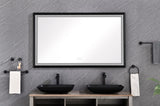 72 x 48 Inch LED Bathroom Mirror with Aluminum Frame, Wall Mounted Vanity Mirror, Anti-Fog, Memory, W2287P279142