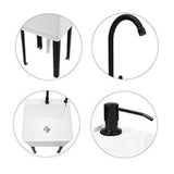 Freestanding Plastic Utility Sink Laundry Tub Laundry Sink with Faucet White 38569426