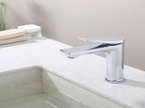 Chrome Single Hole Bathroom Faucet,Laundry Vanity Sink Faucet with Two 3/8" HosesUnable ship on 69989945