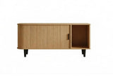 Cat Litter Box Enclosure TV Stand, Modern Cat House with Sliding Door & Litter Mat, Side End Table 37827141