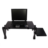 48 x 26cm Portable Home Use Assembled Folding Table Black 20797798