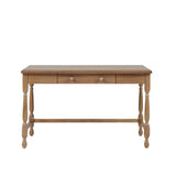 Solid Wood Desk with 1 Drawer and turned legs B03549013