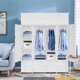 ZUN 20 Cube Organizer Stackable Plastic Cube Storage Shelves Design Multifunctional Modular Closet 09173751