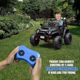 48.4" Ride On Car for Kids, Battery Powered Electric Car with 2 Seats, Remote Control, 14" 76762901