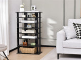 7-Tier Double-Row Shoe Rack with Adjustable Shelves, Anti-Tipping Narrow Storage Rack for Entryway 96296664