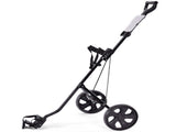 6lbs Lightweight Golf Push Cart - Steel Frame, Foldable Design, 9.5" Ball Bearing Wheels 93263039