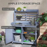 Garden Work BenchOpen Shelf Storage 03784169