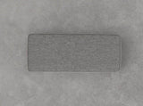 Lakemere 27 inch Wide Solid Wood Contemporary Footstool Small Ottoman Bench in Grey B2732P605432