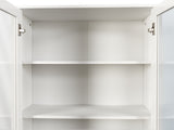 70.87" H Display Storage Cabinet , 4 Tier multi-functional pull-out multi-tier storage shelf & 2 W331P295245