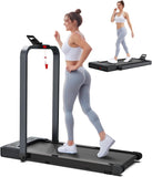 Walking Pad Treadmill, 2-in-1 Desk Under Treadmills with Handle Bar, 3HP Foldable Walking Pad, 94716699