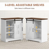 Kitchen Sideboard Storage Cabinet - White 75844736
