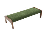 50.25 Inch Upholstered Long Bench, Modern Dining Bench with Soft Chenille Fabric &Rubber Wood Legs W2671P458751