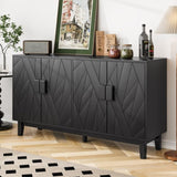 Modern style buffet cabinet, Storage side cabinet buffet cabinet, Medieval modern multifunctional W1706P235656