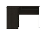 ZUN Raleigh L-Shaped Desk, Two Drawers, One Shelf, CPU Storage B128P148969