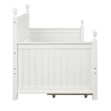 Wood Daybed with Three Drawers ,Twin Size Daybed,No Box Spring Needed ,White 78841102