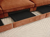 Sofa LSF Velvet-Orange W3041P293507