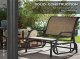 2PCS Outdoor Glider Chair 83597395