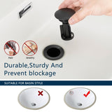 Sink Faucet With Deck Plate Waterfall Black with Pop Up Drain and Supply Lines Bathroom faucets for W1932P180739