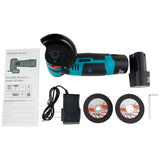 Mini Cordless Brushless Angle Grinder Cutting Tool with Battery Charger 48013944