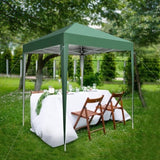 ZUN 2 x 2m Practical Waterproof Right-Angle Folding Tent Green 88159564